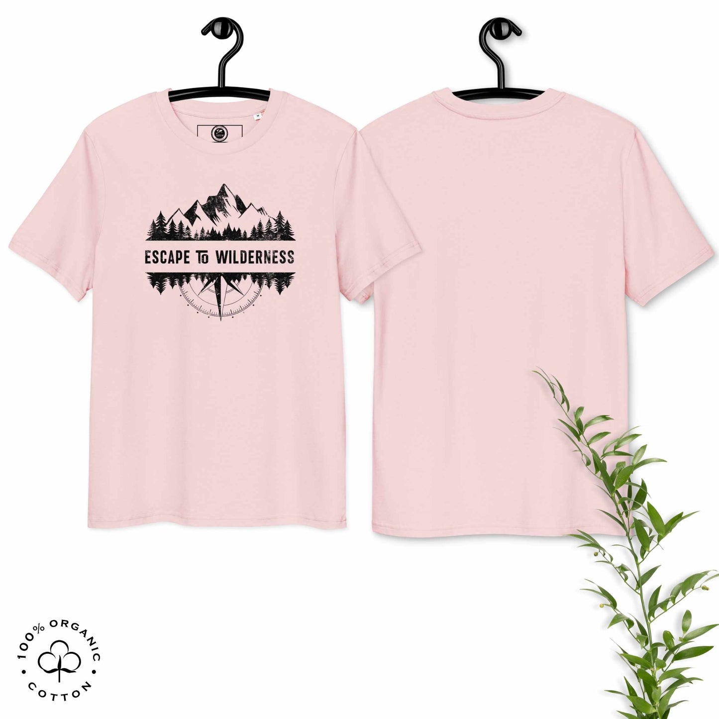 ESCAPE TO WILDERNESS Men's Organic Cotton T-shirt