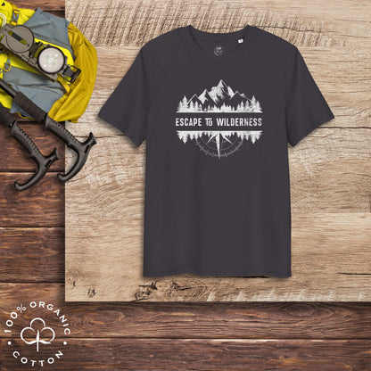 ESCAPE TO WILDERNESS Men's Organic Cotton T-shirt
