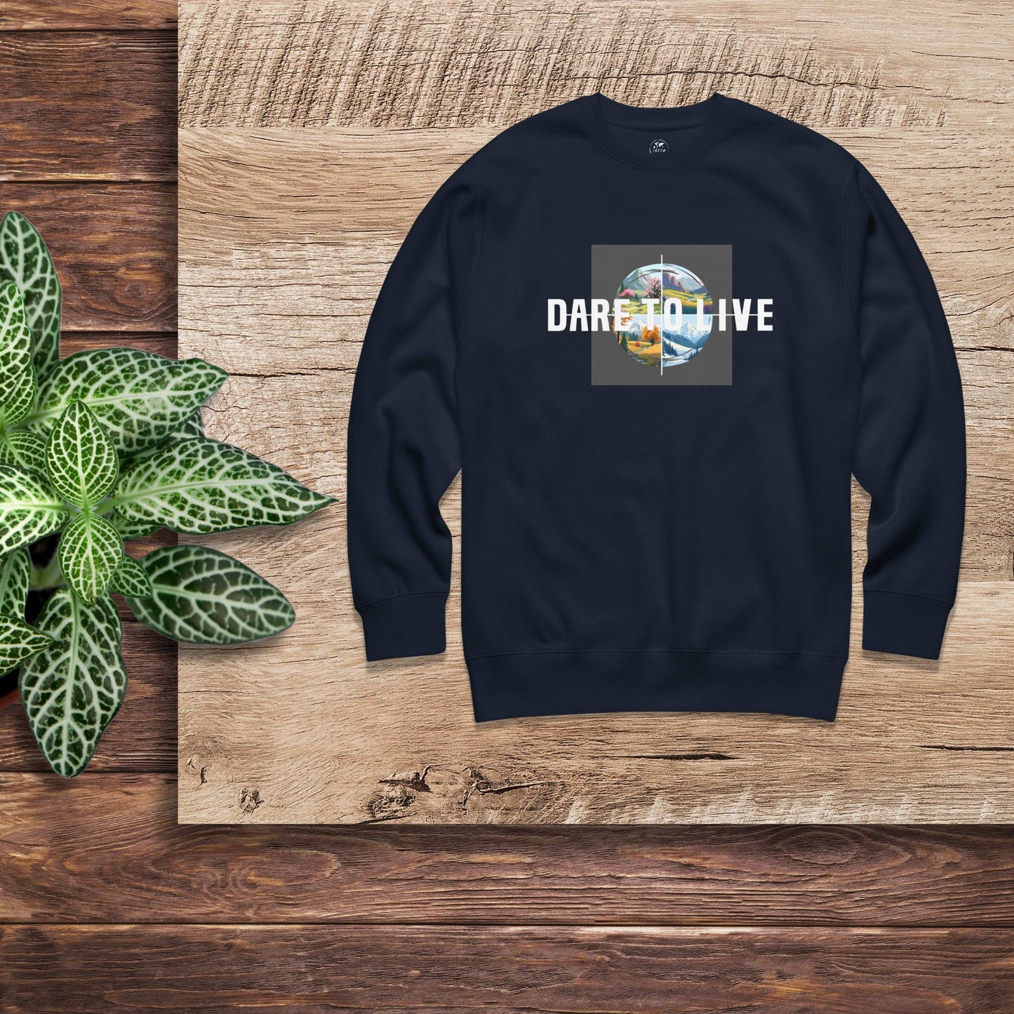 Classic DARE TO LIVE Seasons Men's Sweatshirt