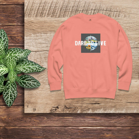 Classic DARE TO LIVE Seasons Men's Sweatshirt