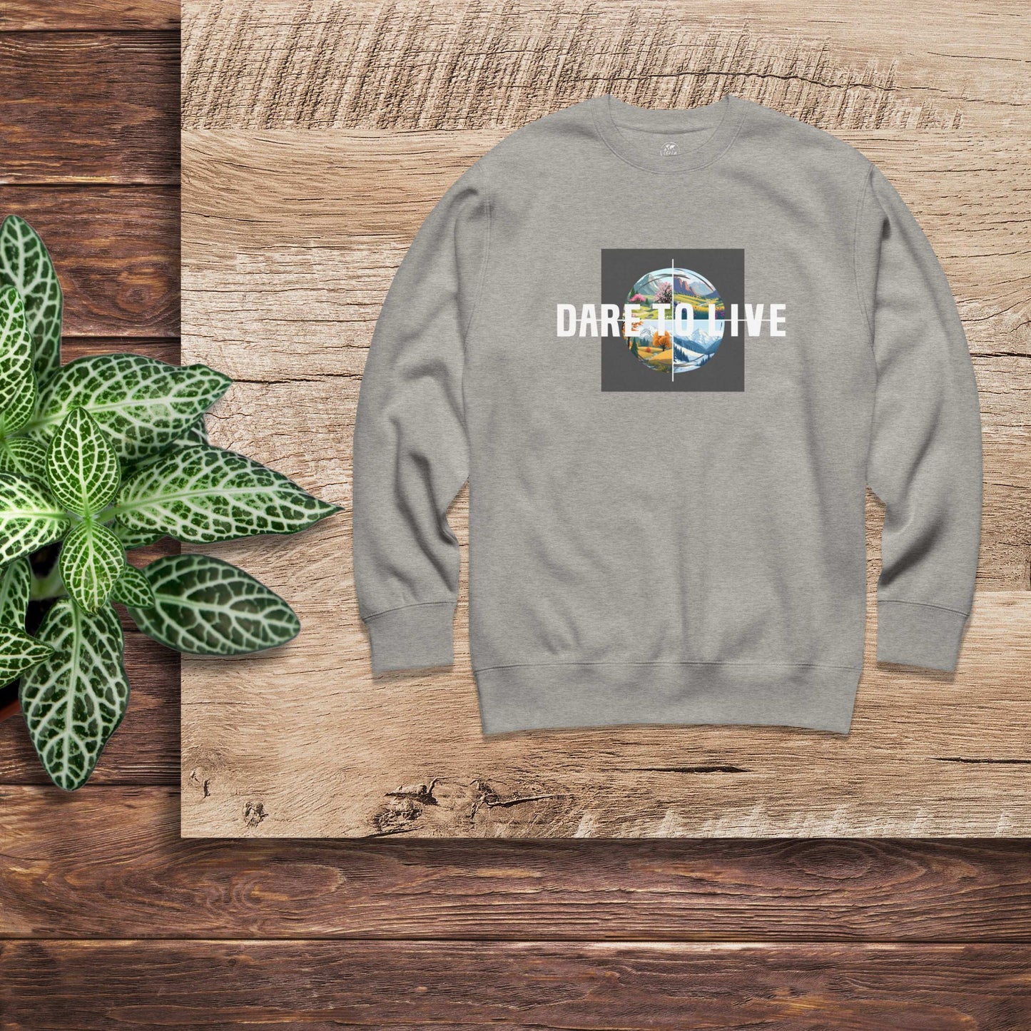 Classic DARE TO LIVE Seasons Men's Sweatshirt