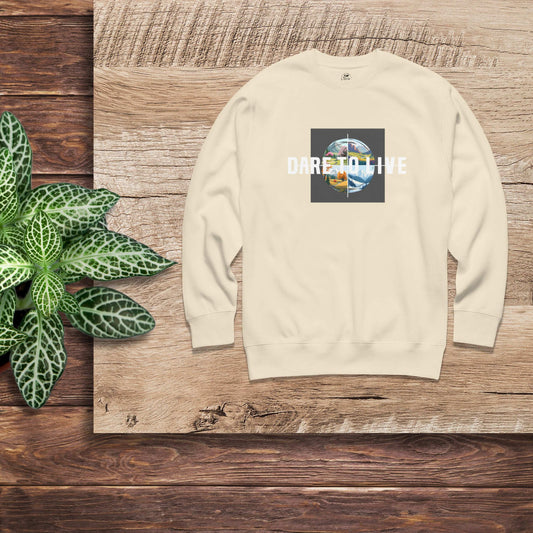 Classic DARE TO LIVE Seasons Women's Sweatshirt