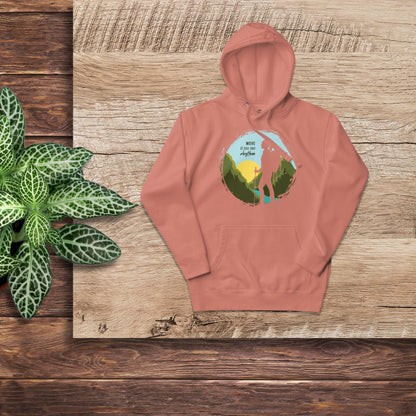 MOVE AT YOUR OWN RHYTHM Women's Cotton Hoodie