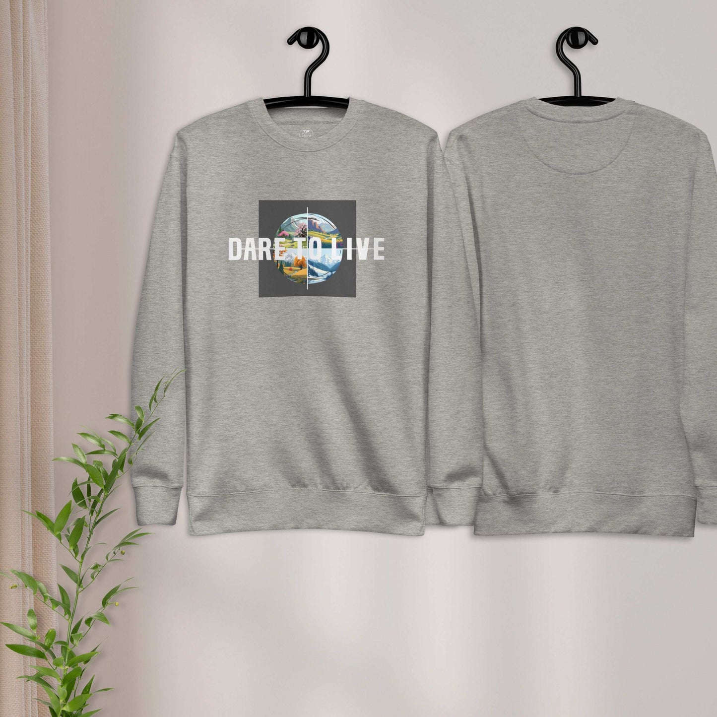 Classic DARE TO LIVE Seasons Men's Sweatshirt