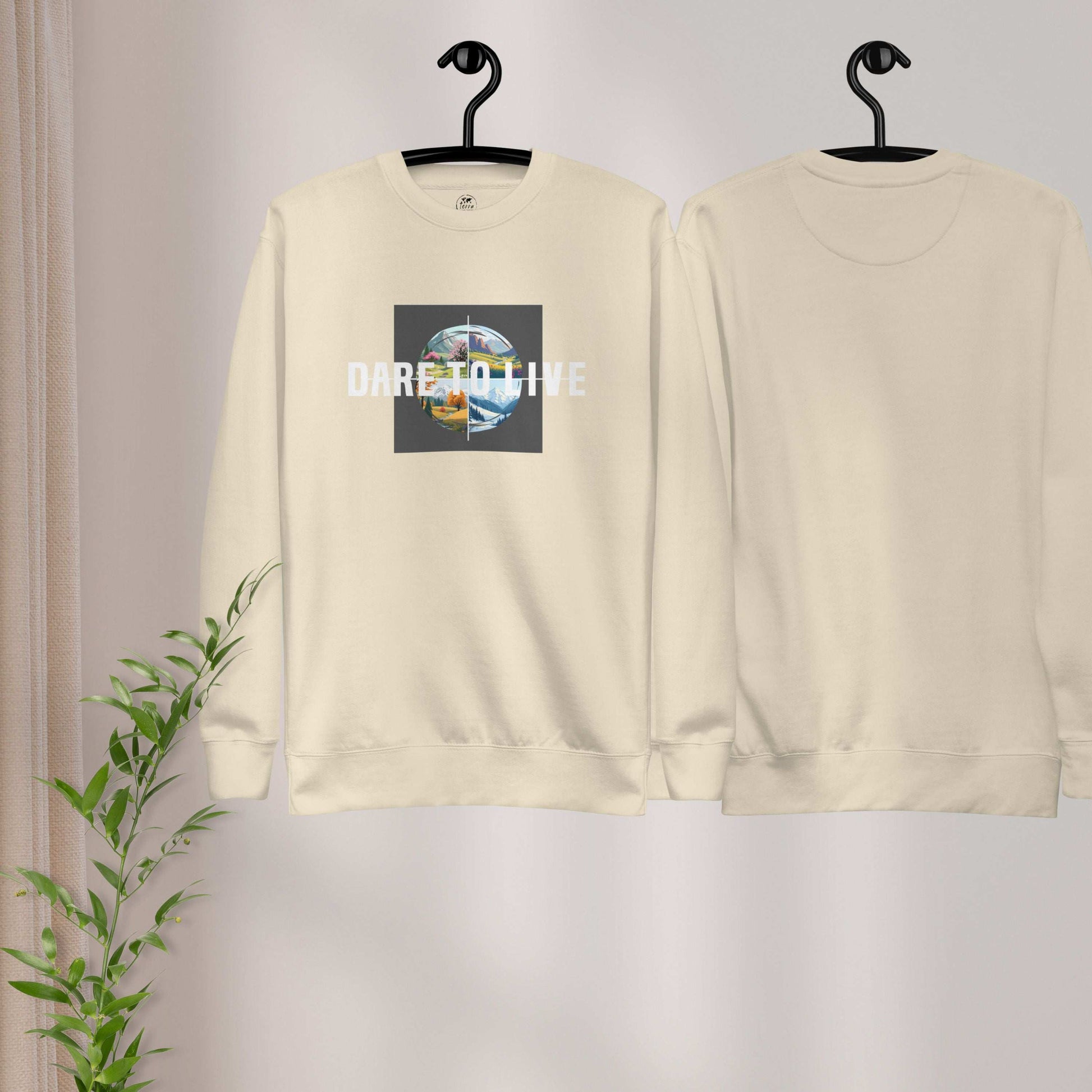 Classic DARE TO LIVE Seasons Men's Sweatshirt