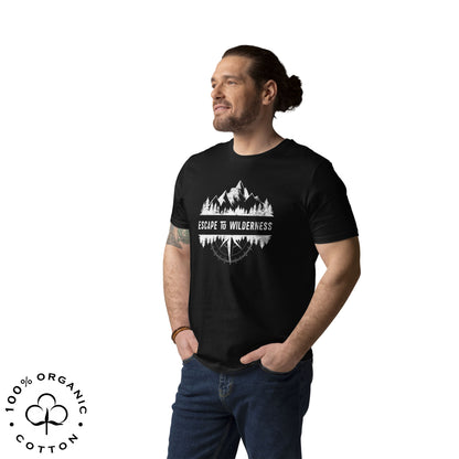 ESCAPE TO WILDERNESS Men's Organic Cotton T-shirt