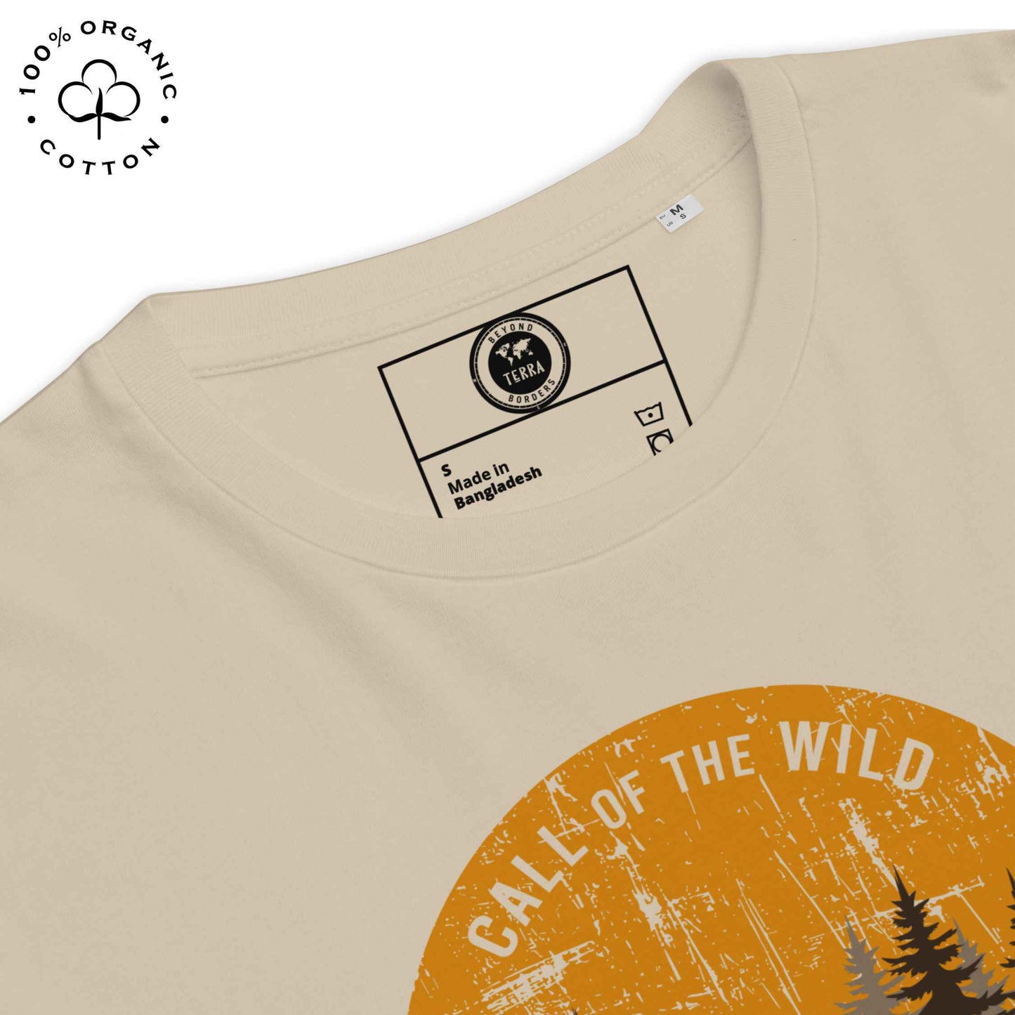 CALL OF THE WILD Organic Cotton Unisex T-shirt