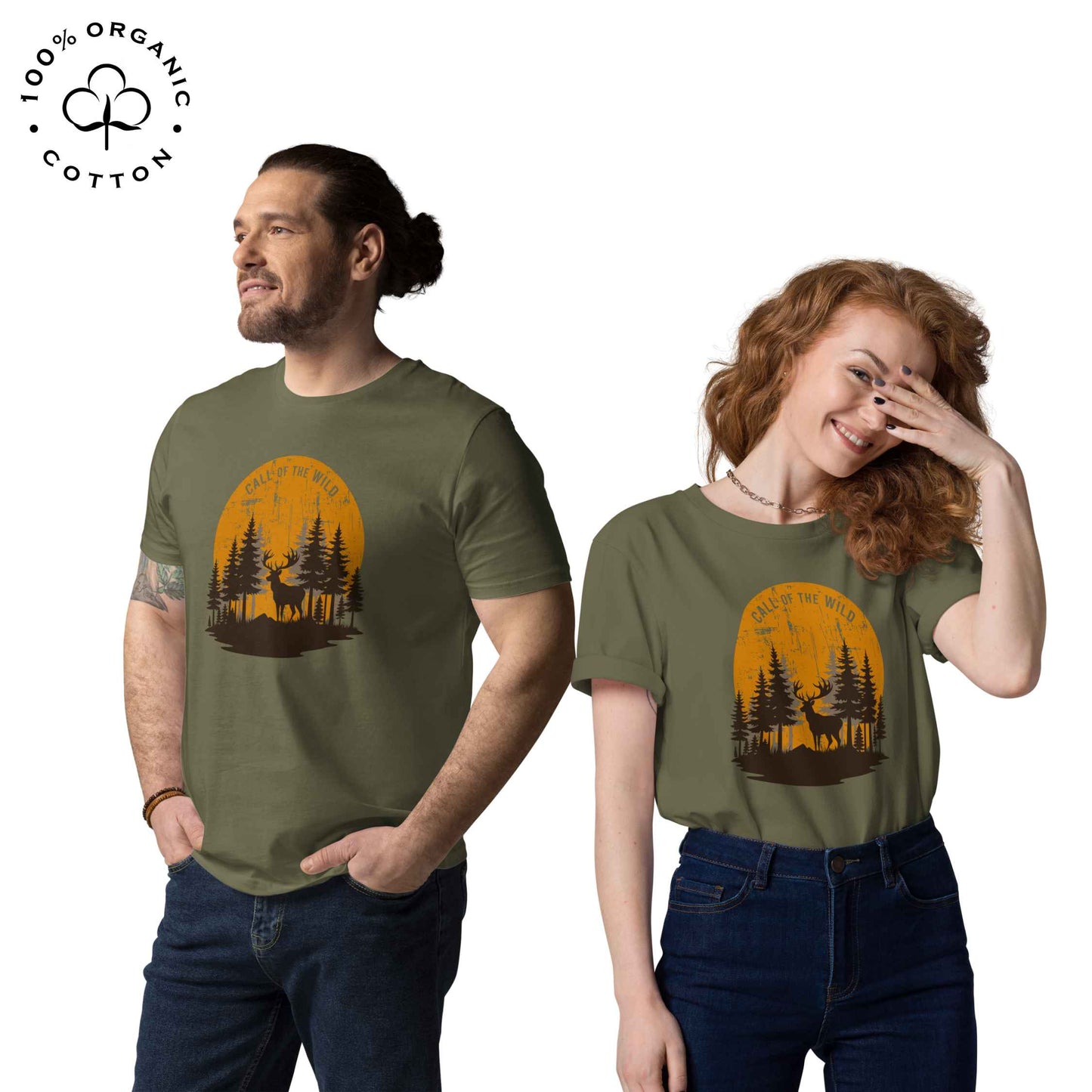 CALL OF THE WILD Organic Cotton Unisex T-shirt