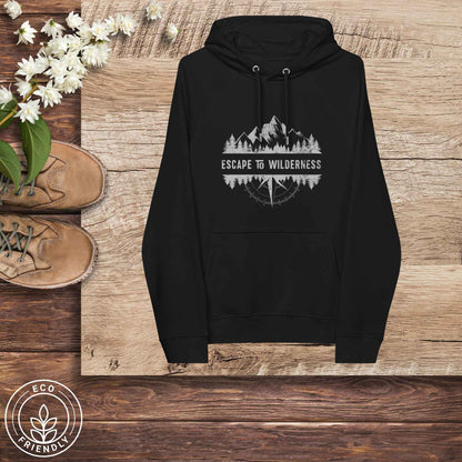 ESCAPE TO WILDERNESS Unisex Eco-Friendly Hoodie