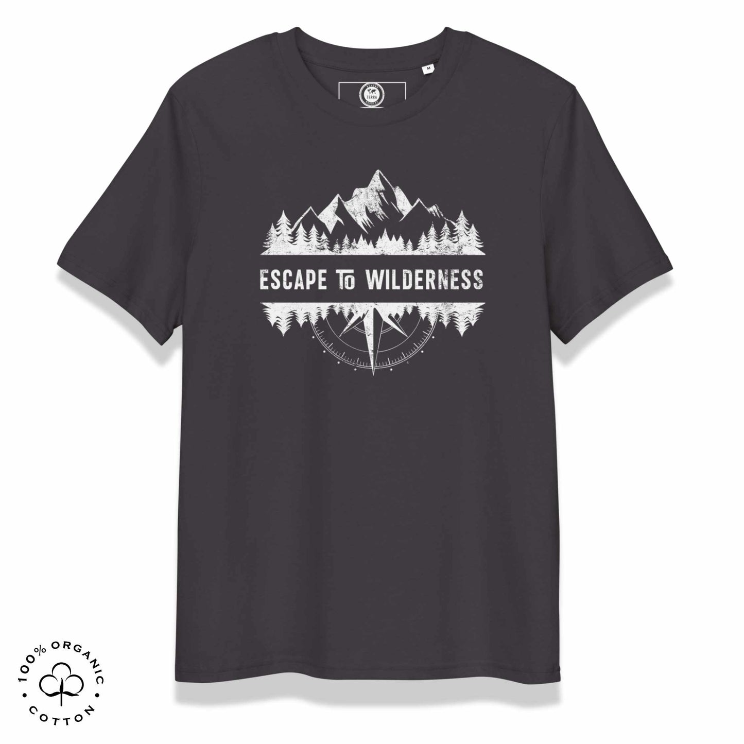 ESCAPE TO WILDERNESS Men's Organic Cotton T-shirt