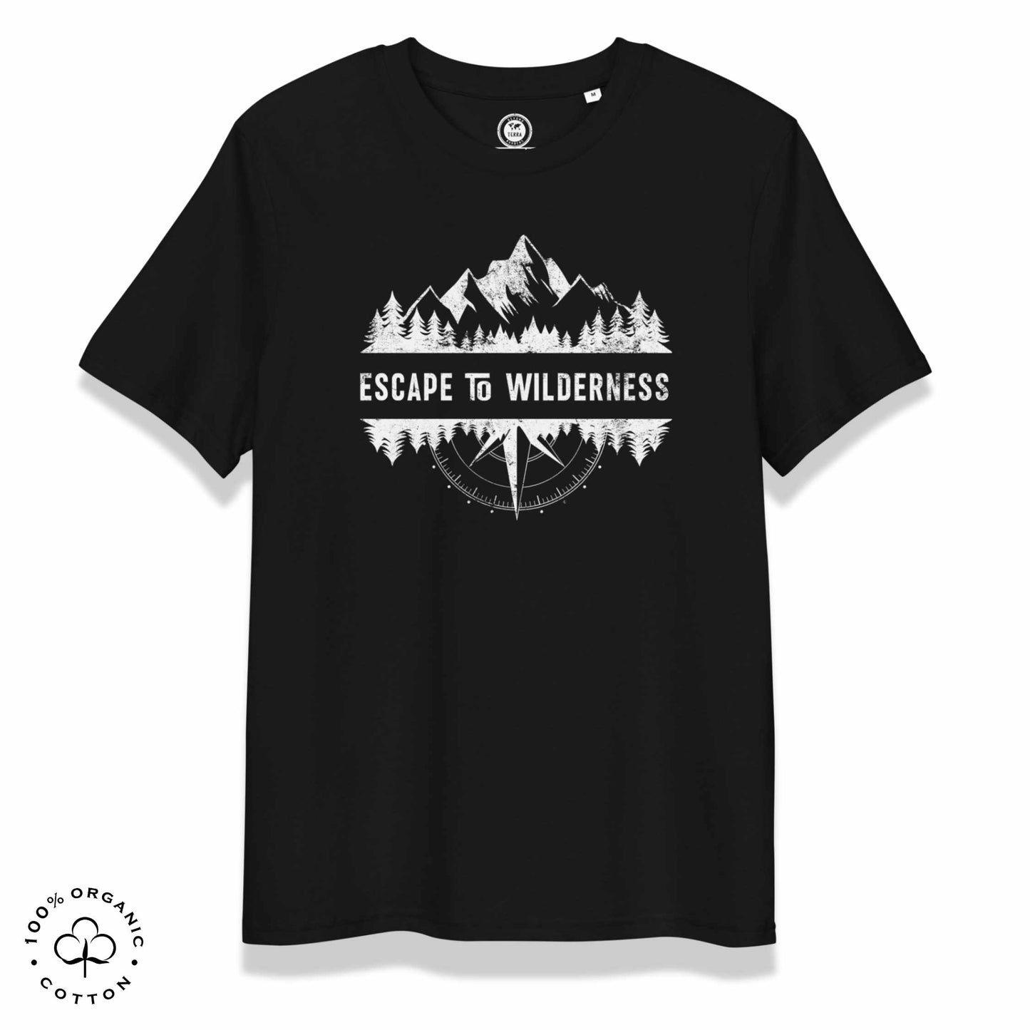 ESCAPE TO WILDERNESS Men's Organic Cotton T-shirt