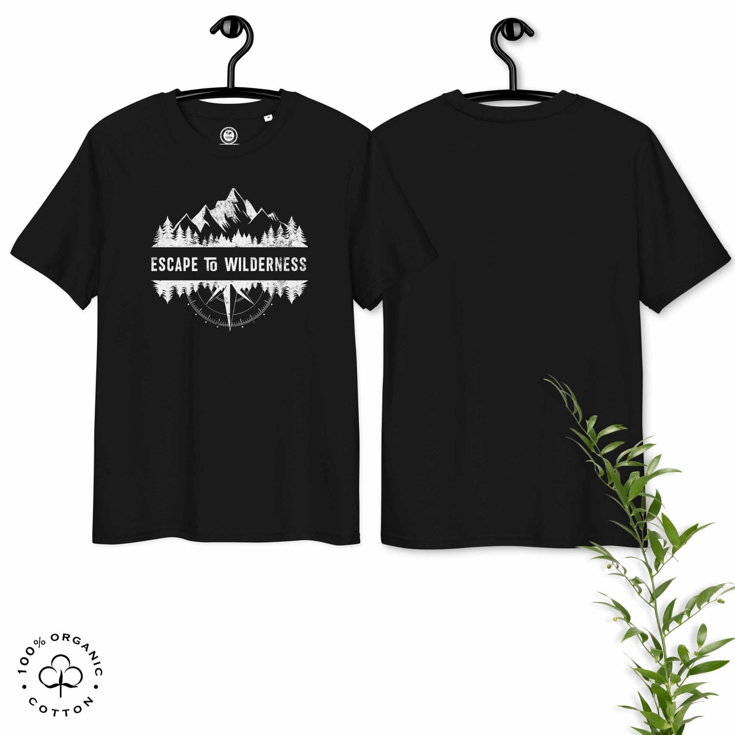 ESCAPE TO WILDERNESS Men's Organic Cotton T-shirt