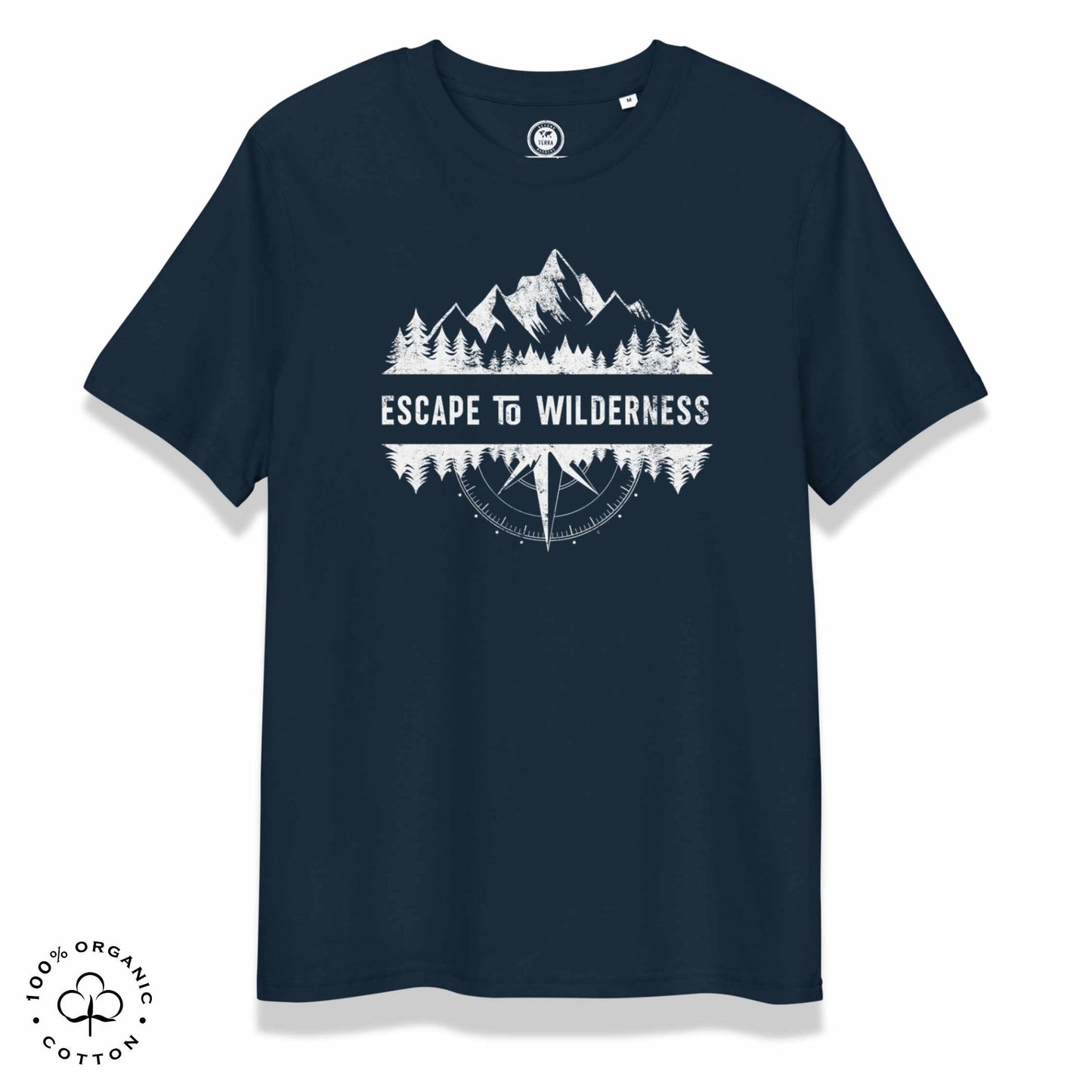 ESCAPE TO WILDERNESS Men's Organic Cotton T-shirt