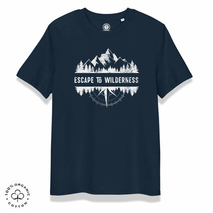 ESCAPE TO WILDERNESS Men's Organic Cotton T-shirt
