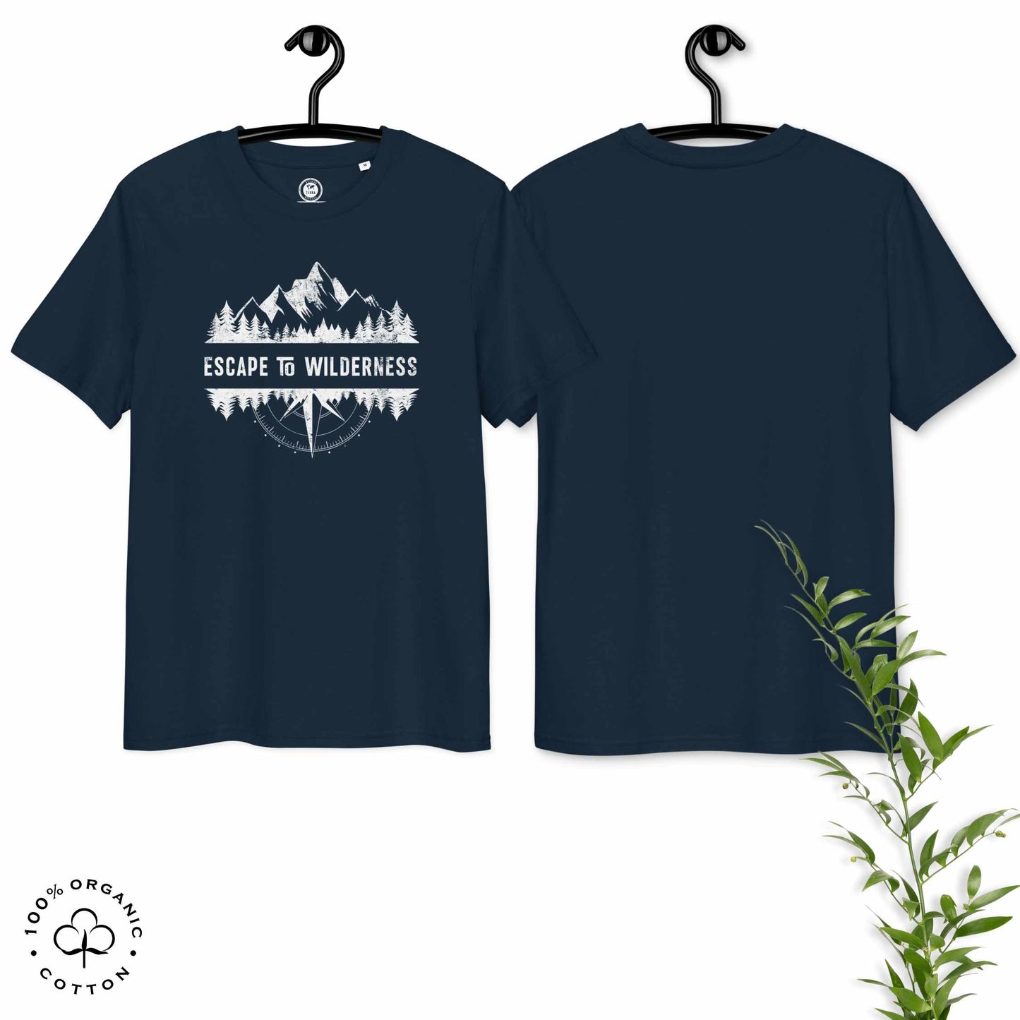 ESCAPE TO WILDERNESS Men's Organic Cotton T-shirt