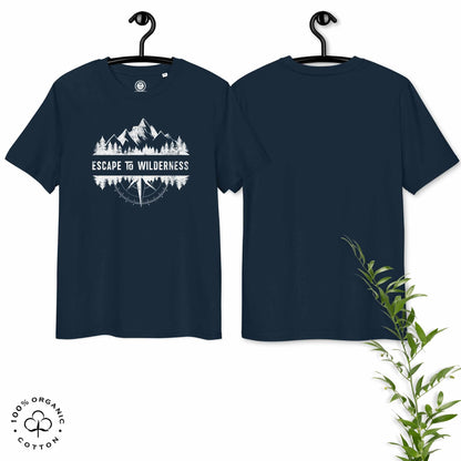 ESCAPE TO WILDERNESS Men's Organic Cotton T-shirt