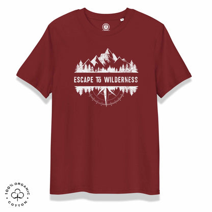 ESCAPE TO WILDERNESS Men's Organic Cotton T-shirt