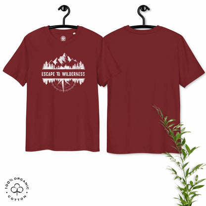 ESCAPE TO WILDERNESS Men's Organic Cotton T-shirt