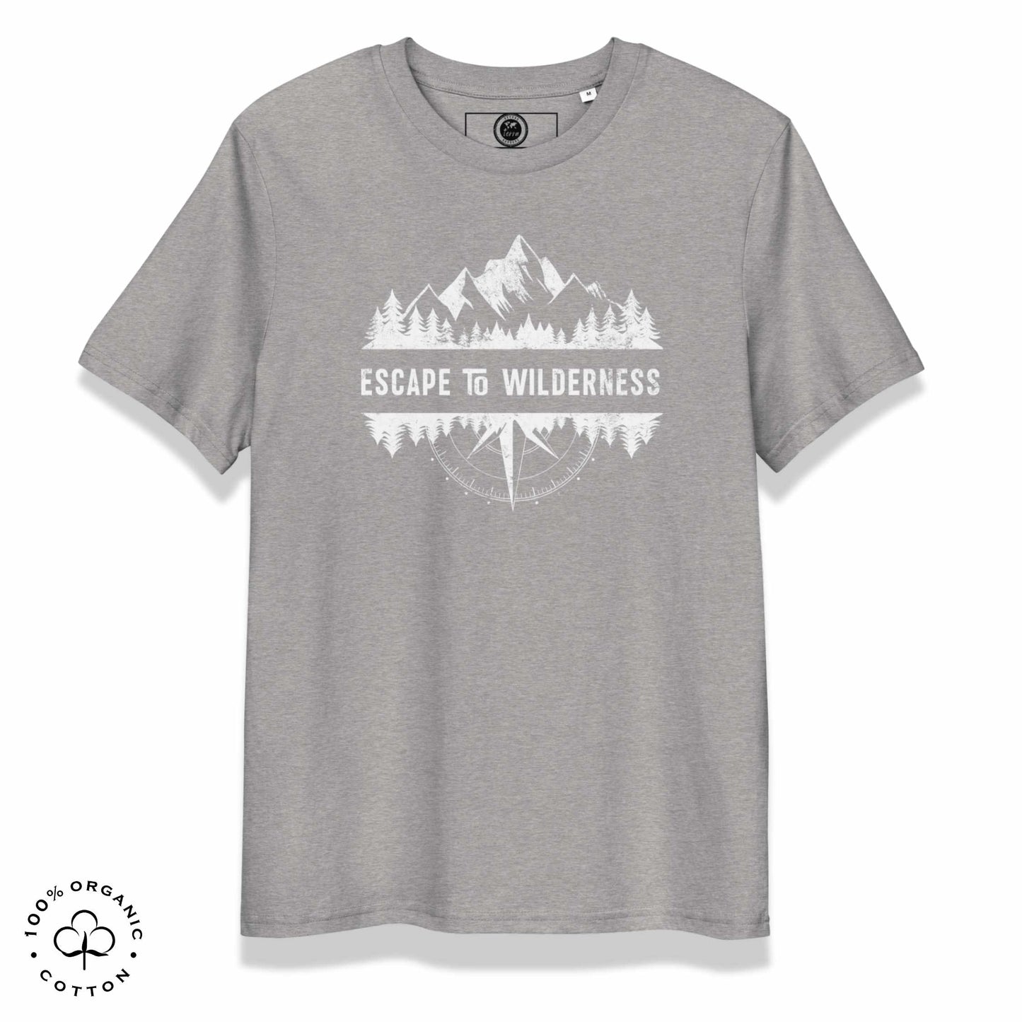 ESCAPE TO WILDERNESS Men's Organic Cotton T-shirt