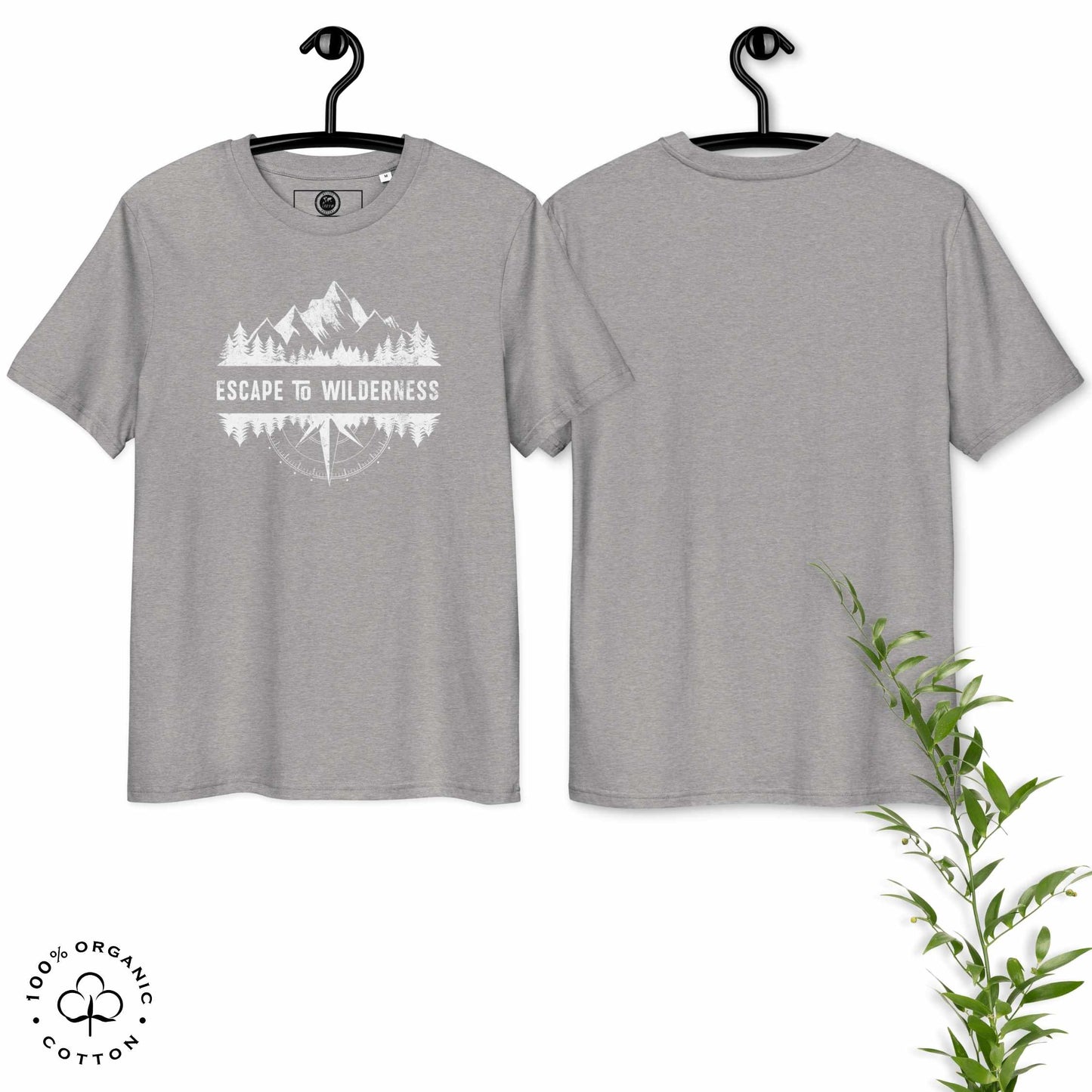 ESCAPE TO WILDERNESS Men's Organic Cotton T-shirt