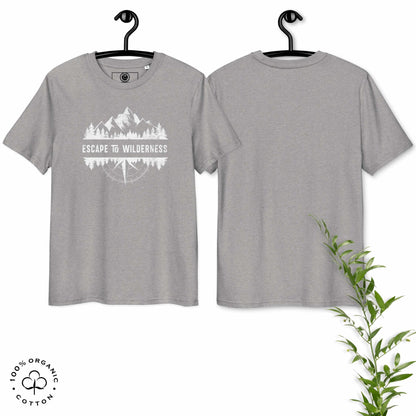 ESCAPE TO WILDERNESS Men's Organic Cotton T-shirt