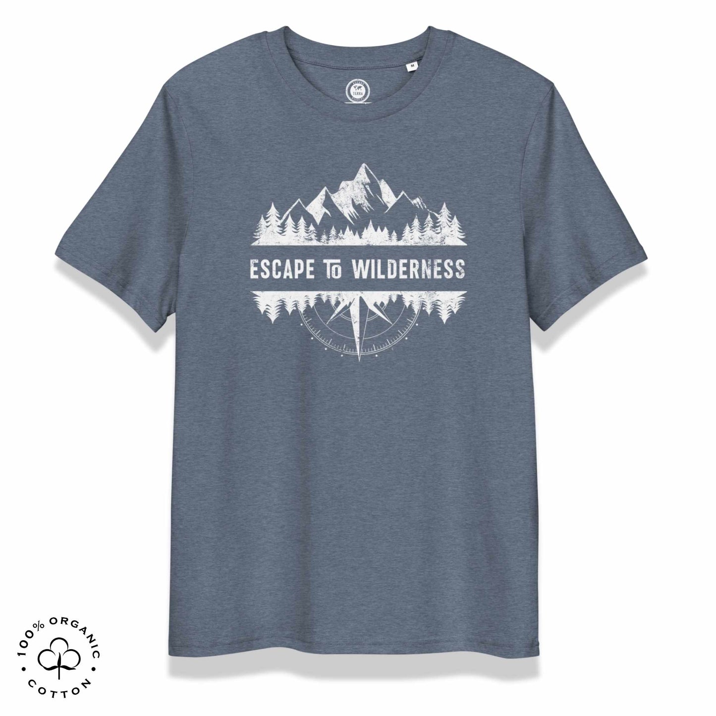 ESCAPE TO WILDERNESS Men's Organic Cotton T-shirt
