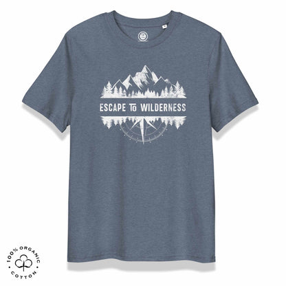 ESCAPE TO WILDERNESS Men's Organic Cotton T-shirt