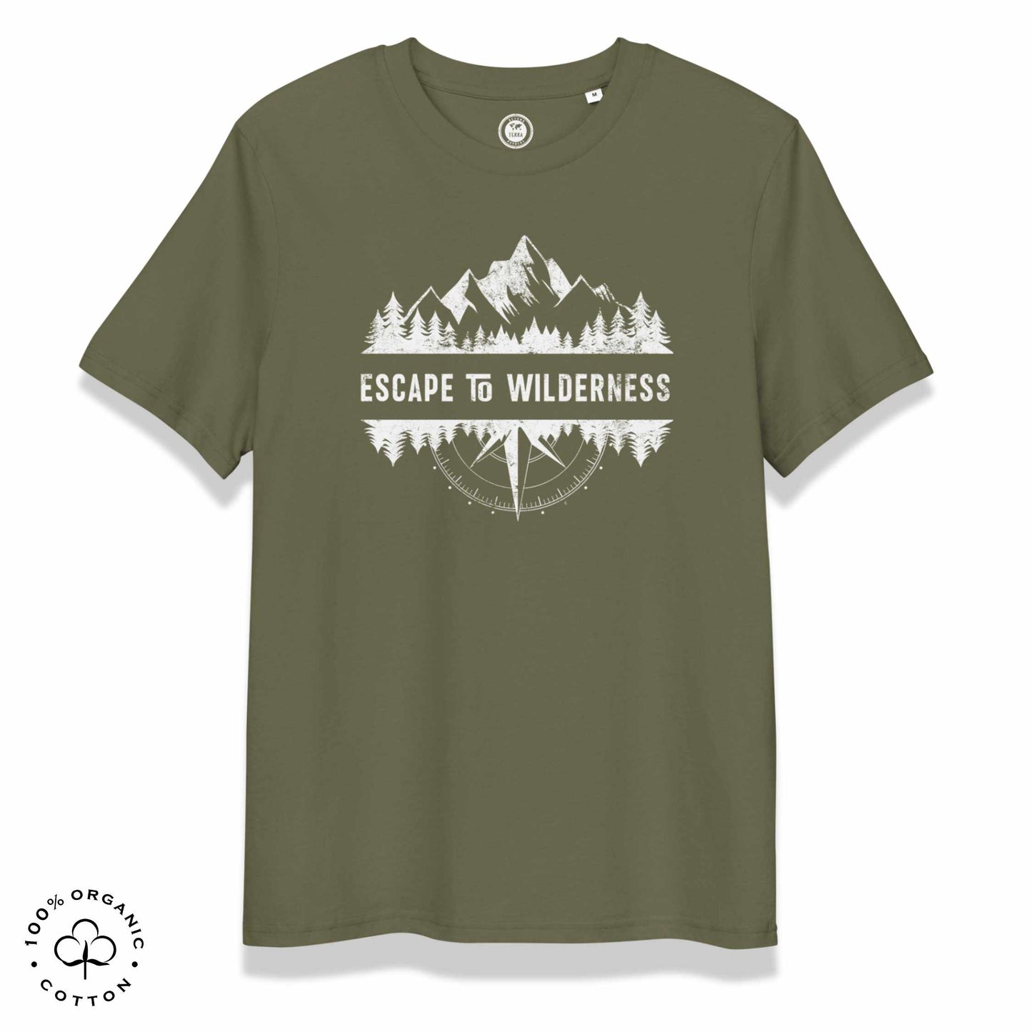 ESCAPE TO WILDERNESS Men's Organic Cotton T-shirt