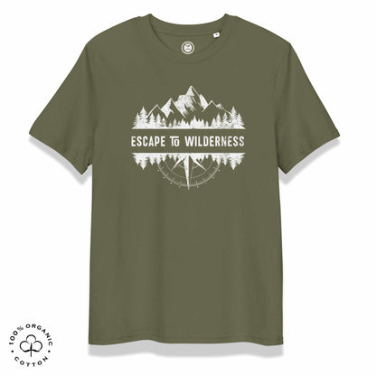 ESCAPE TO WILDERNESS Men's Organic Cotton T-shirt