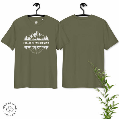 ESCAPE TO WILDERNESS Men's Organic Cotton T-shirt
