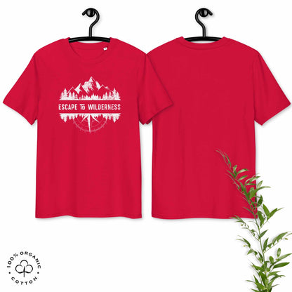ESCAPE TO WILDERNESS Men's Organic Cotton T-shirt