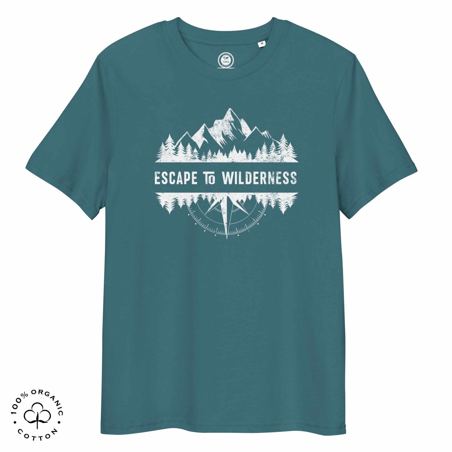 ESCAPE TO WILDERNESS Men's Organic Cotton T-shirt