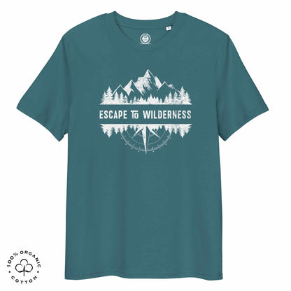 ESCAPE TO WILDERNESS Men's Organic Cotton T-shirt
