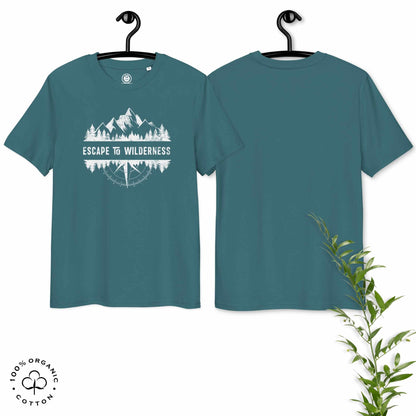 ESCAPE TO WILDERNESS Men's Organic Cotton T-shirt
