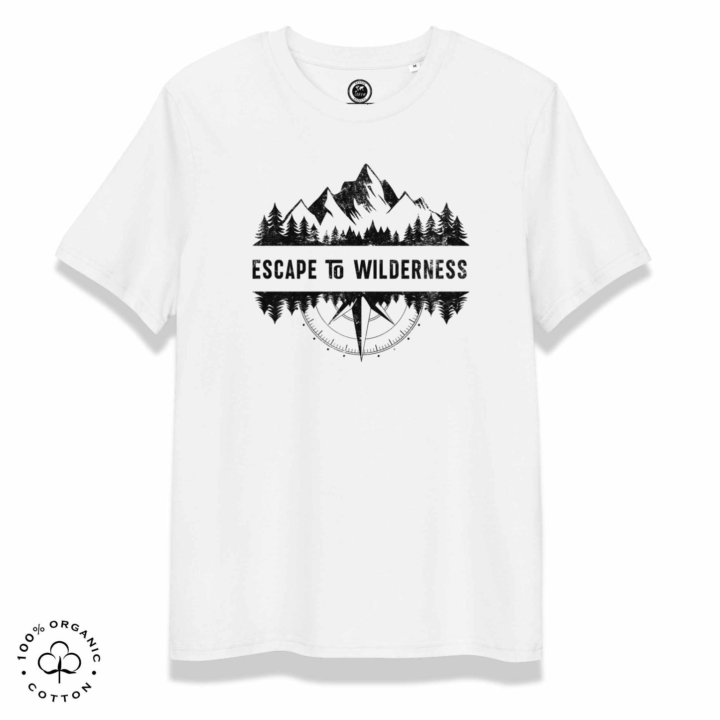 ESCAPE TO WILDERNESS Men's Organic Cotton T-shirt