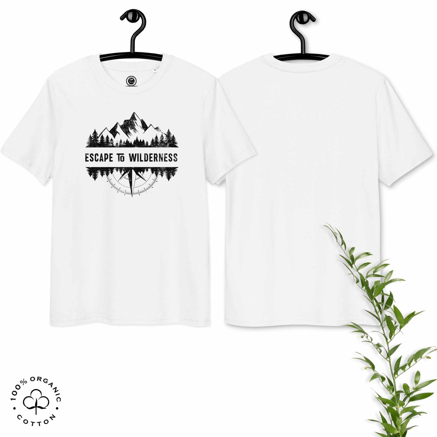 ESCAPE TO WILDERNESS Men's Organic Cotton T-shirt