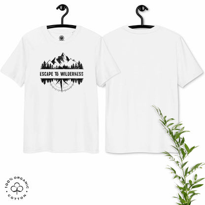ESCAPE TO WILDERNESS Men's Organic Cotton T-shirt