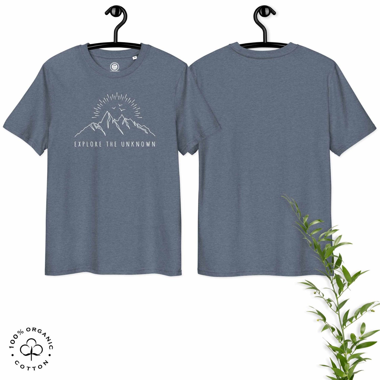 EXPLORE THE UNKNOWN Organic Cotton Unisex t-shirt