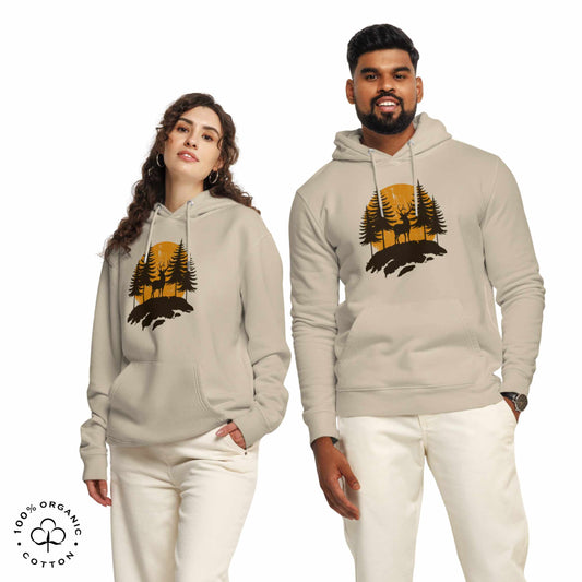 CALL OF THE WILD Organic Cotton Unisex Hoodie