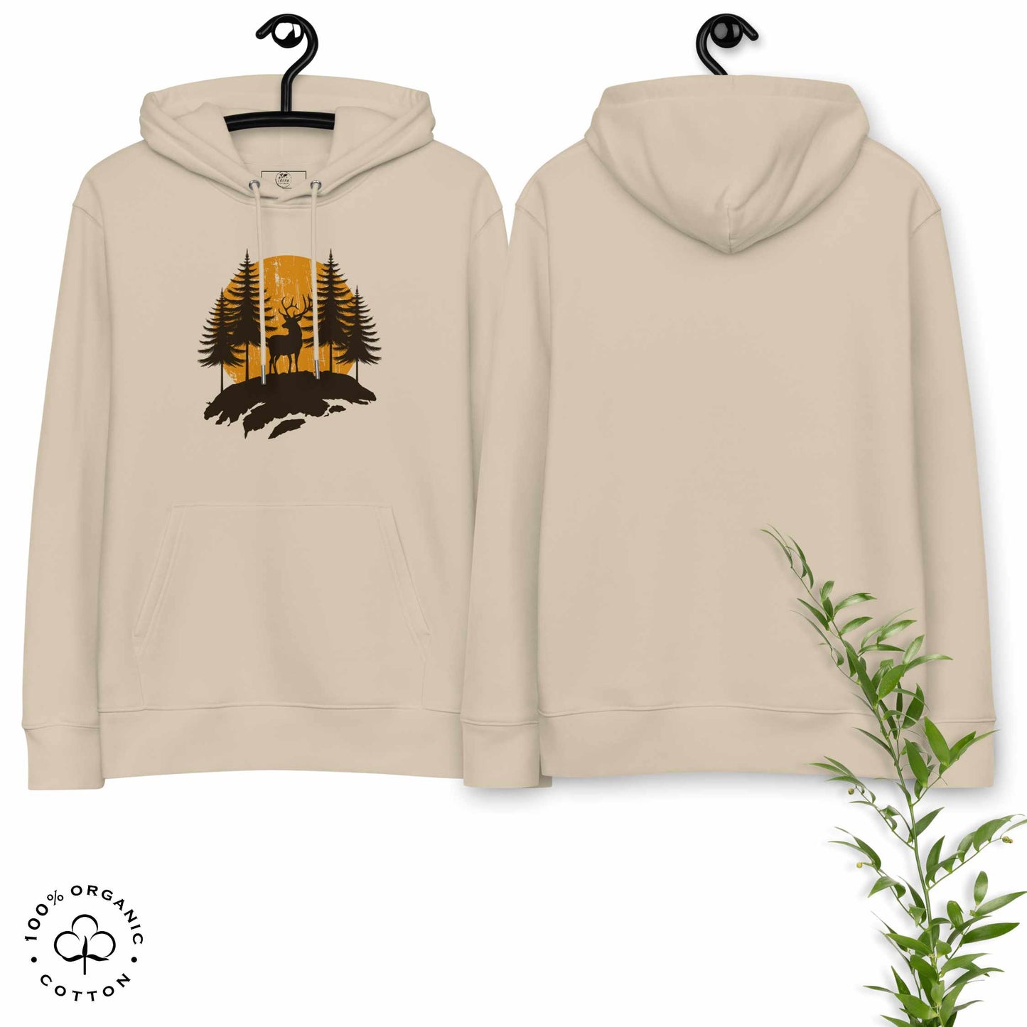 CALL OF THE WILD Organic Cotton Unisex Hoodie