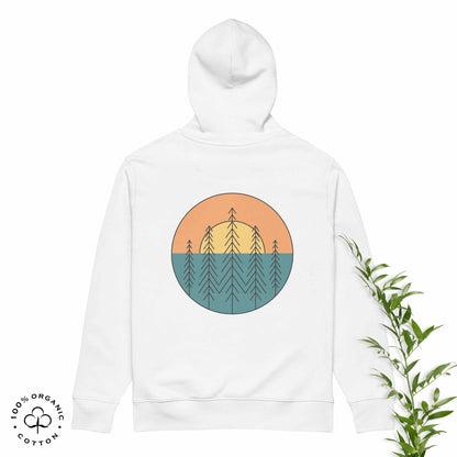 INNER NATURE Sun-and-tree Unisex Organic Cotton Hoodie