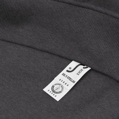 charcoal eco hoodie with 'Keep it Wild' bold and deer, mountain, forest graphic design