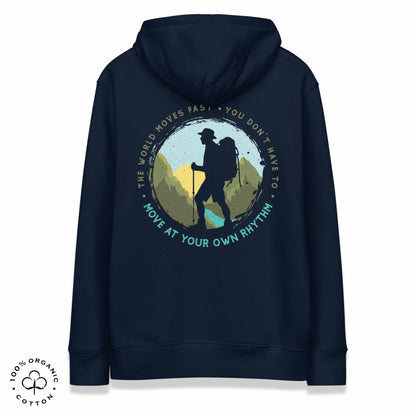MOVE AT YOUR OWN RHYTHM Men's Organic Cotton Hoodie