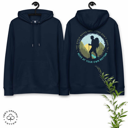 MOVE AT YOUR OWN RHYTHM Men's Organic Cotton Hoodie