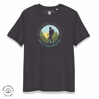 MOVE AT YOUR OWN RHYTHM Women's Organic Cotton T-Shirt