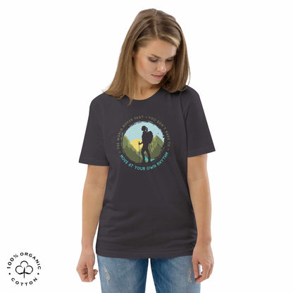 MOVE AT YOUR OWN RHYTHM Women's Organic Cotton T-Shirt