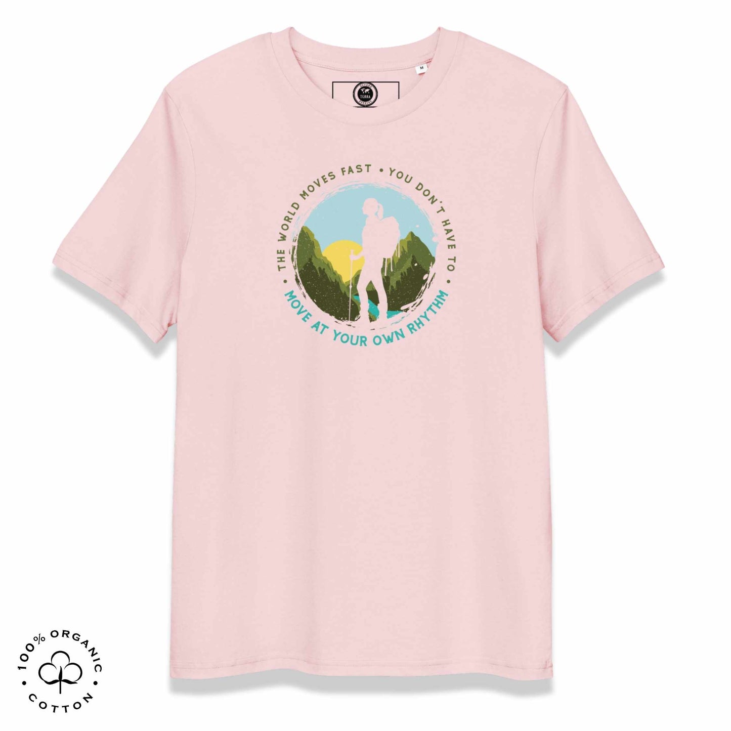 MOVE AT YOUR OWN RHYTHM Women's Organic Cotton T-Shirt