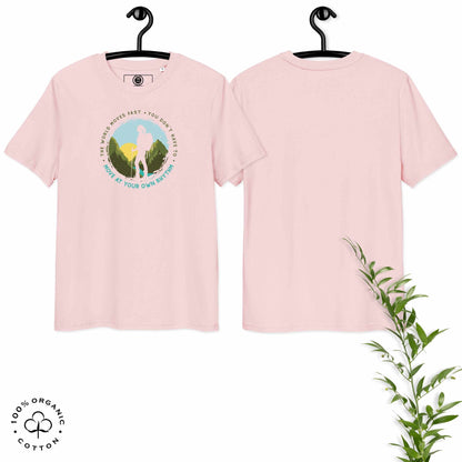 MOVE AT YOUR OWN RHYTHM Women's Organic Cotton T-Shirt
