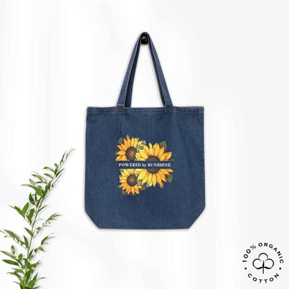 POWERed by SUNSHINE Organic Denim Tote bag