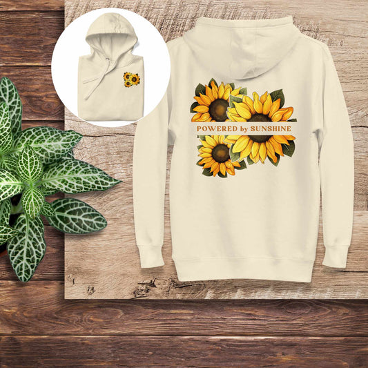 POWERED by SUNSHINE Women Cotton Hoodie